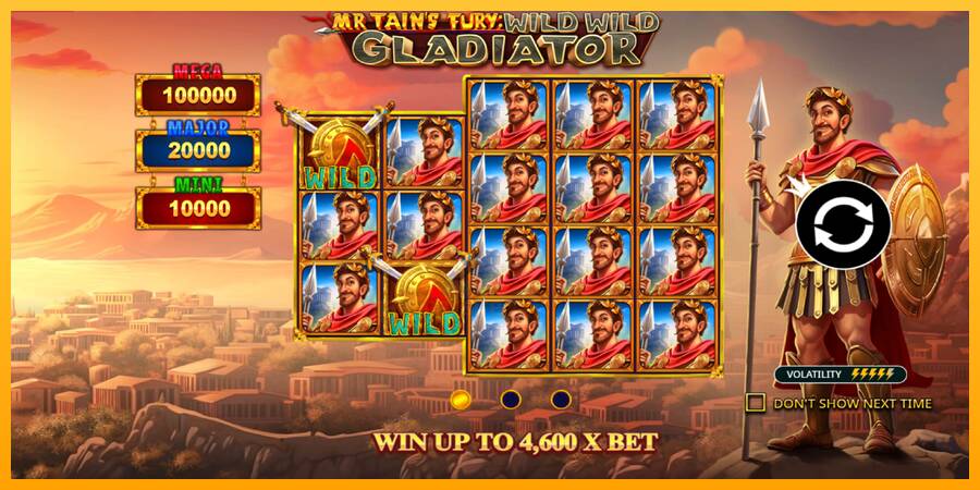 Mr Tains Fury: Wild Wild Gladiator gaming machine for money, picture 1