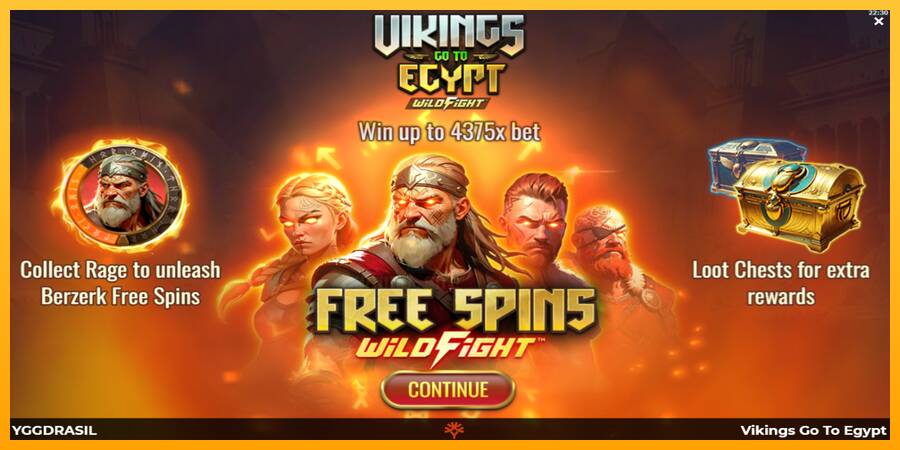 Vikings Go To Egypt Wild Fight gaming machine for money, picture 1