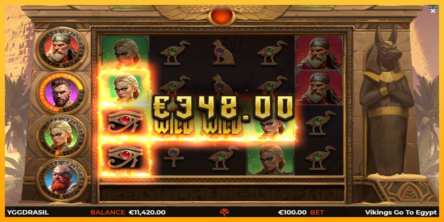 Vikings Go To Egypt Wild Fight gaming machine for money, picture 4