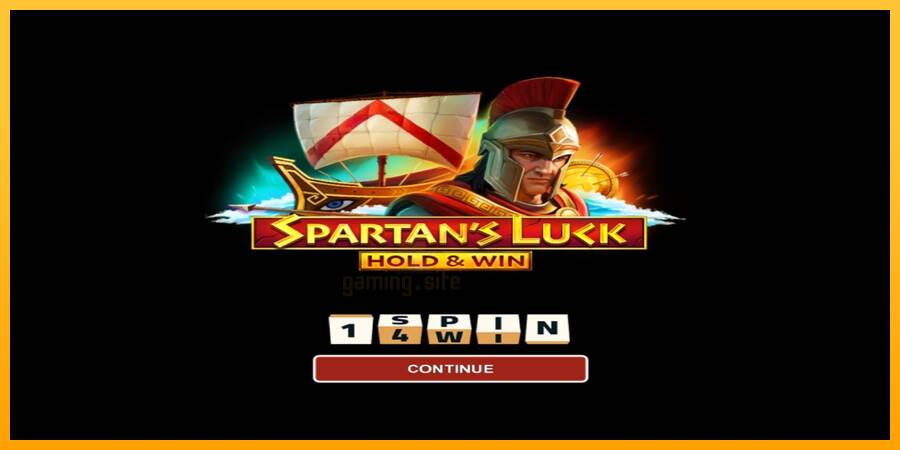 Spartans Luck Hold & Win gaming machine for money, picture 1