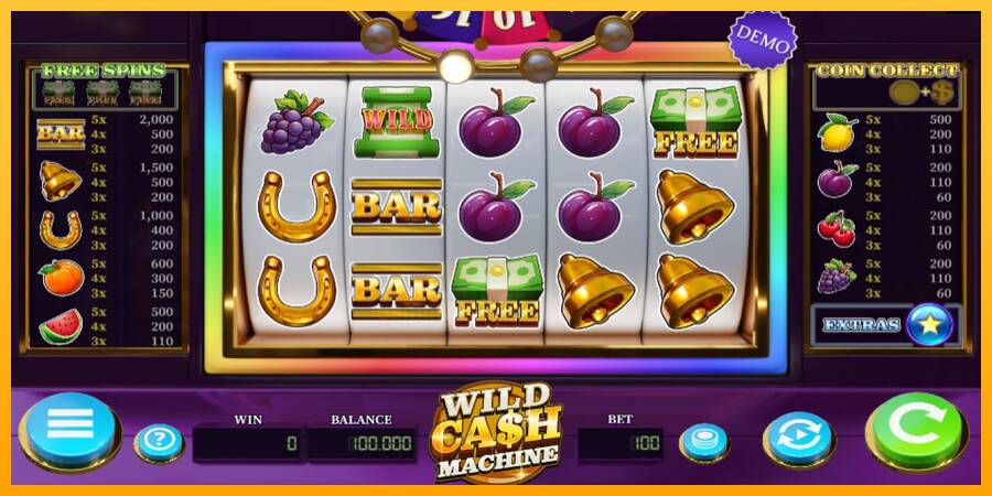 Wild Cash Machine gaming machine for money, picture 1