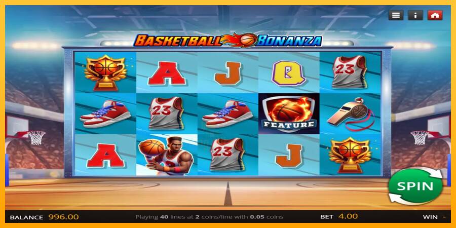 Basketball Bonanza gaming machine for money, picture 1