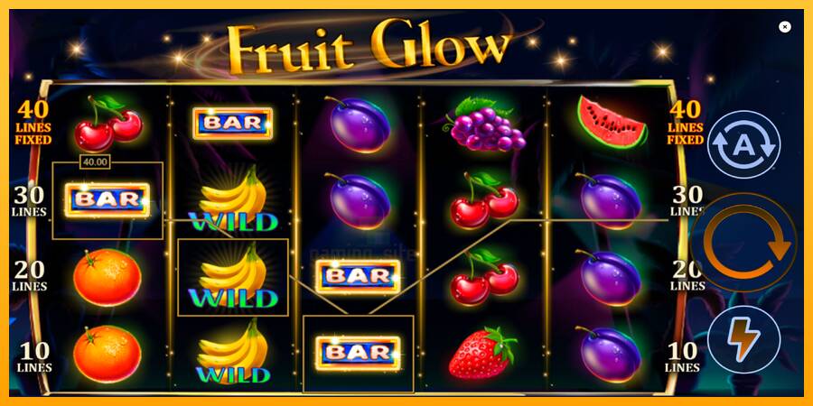 Fruit Glow gaming machine for money, picture 3