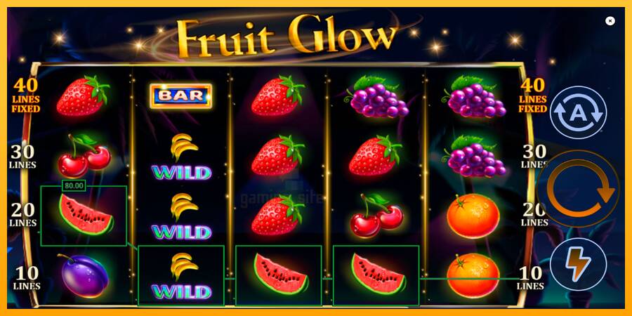 Fruit Glow gaming machine for money, picture 5