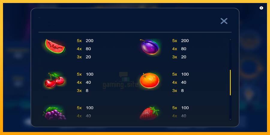 Fruit Glow gaming machine for money, picture 7