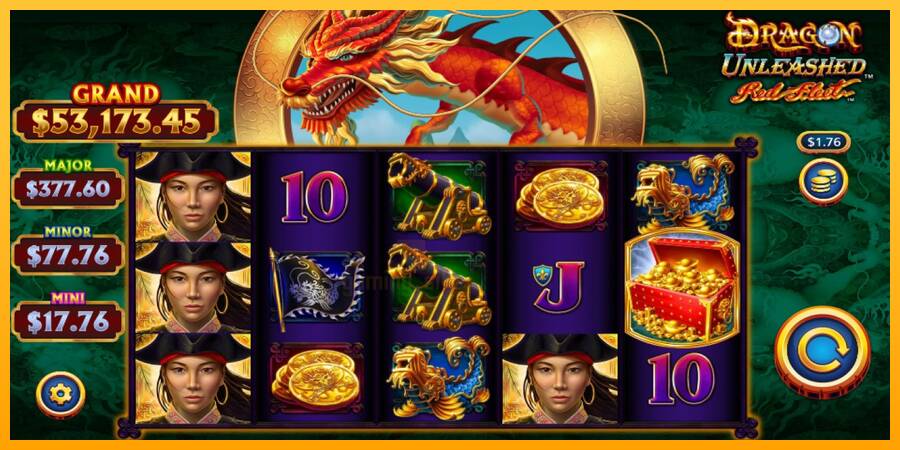 Dragon Unleashed - Red Fleet gaming machine for money, picture 1