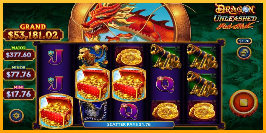 Dragon Unleashed - Red Fleet gaming machine for money, picture 3