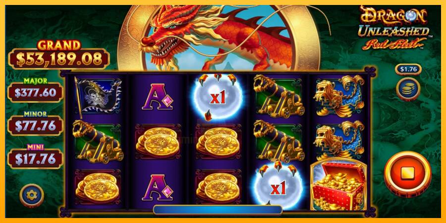 Dragon Unleashed - Red Fleet gaming machine for money, picture 5