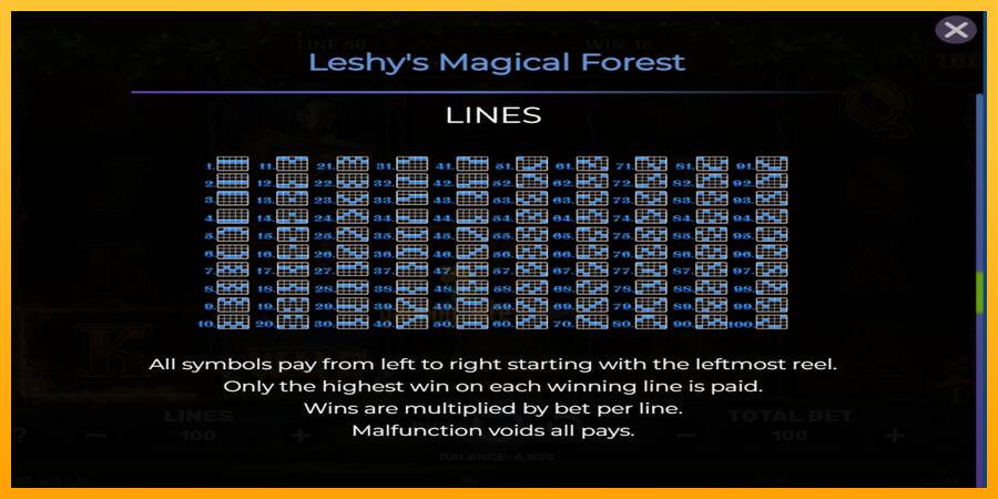 Leshys Magical Forest gaming machine for money, picture 7