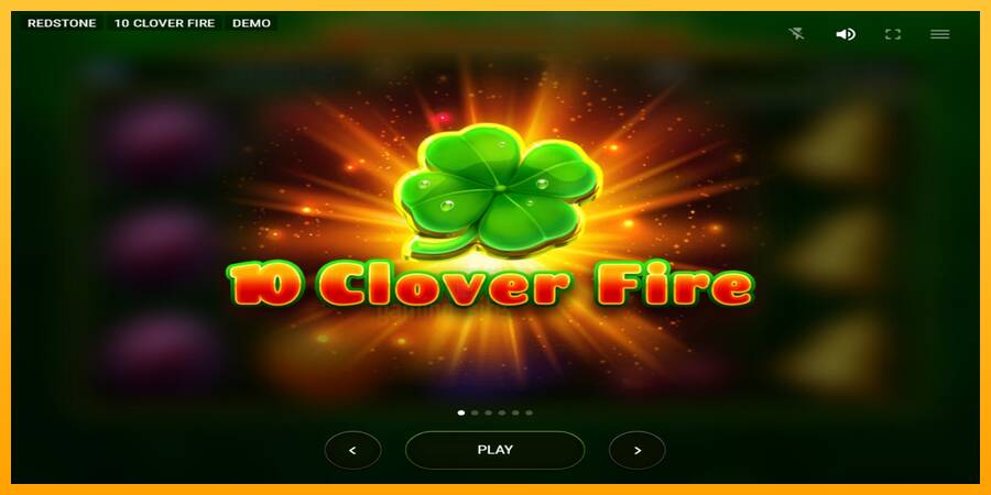 10 Clover Fire gaming machine for money, picture 1