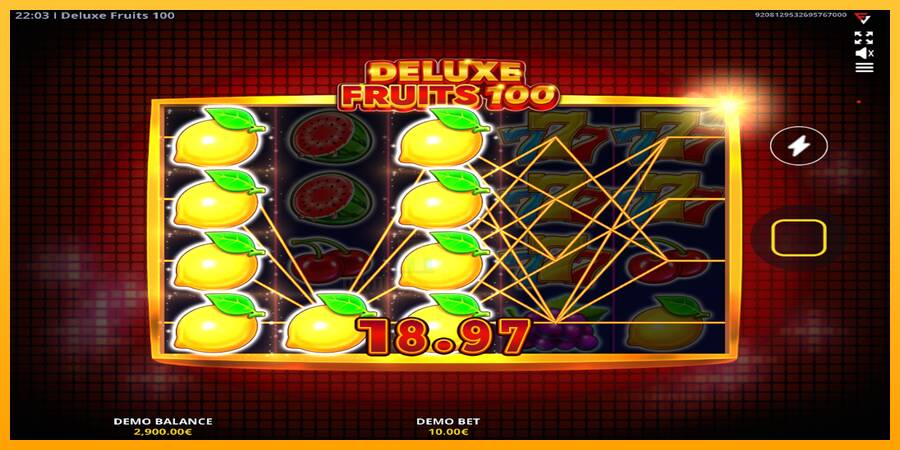 Deluxe Fruits 100 gaming machine for money, picture 2