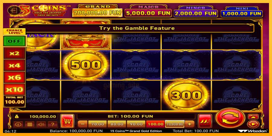 15 Coins Grand Gold Edition Score The Jackpot gaming machine for money, picture 2