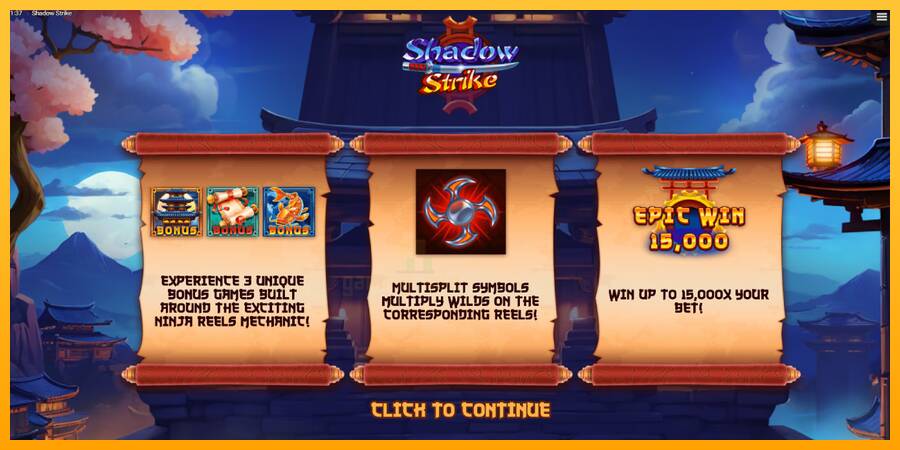 Shadow Strike gaming machine for money, picture 1