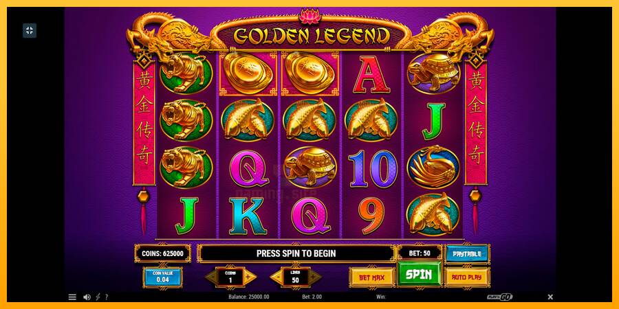 Golden Legend gaming machine for money, picture 1