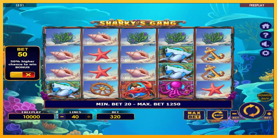 Sharkys Gang gaming machine for money, picture 2