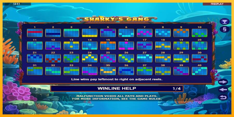 Sharkys Gang gaming machine for money, picture 5