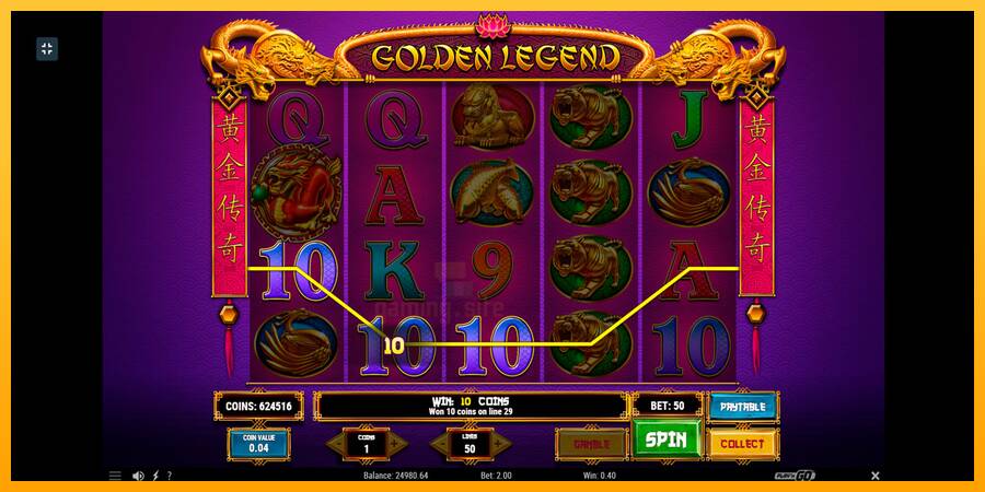 Golden Legend gaming machine for money, picture 3