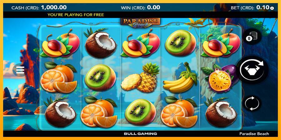 Paradise Beach gaming machine for money, picture 1