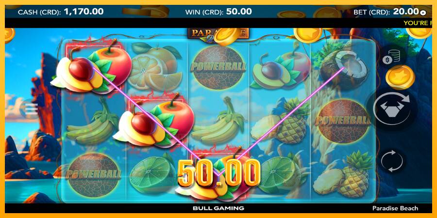 Paradise Beach gaming machine for money, picture 4