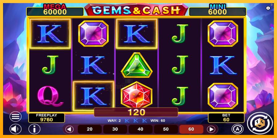 Gems & Cash gaming machine for money, picture 3