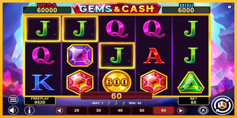 Gems & Cash gaming machine for money, picture 4