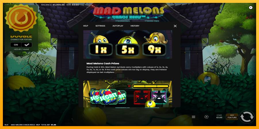 Mad Melons Chaos Reels gaming machine for money, picture 7