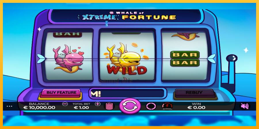 Whale of Xtreme Fortune gaming machine for money, picture 1