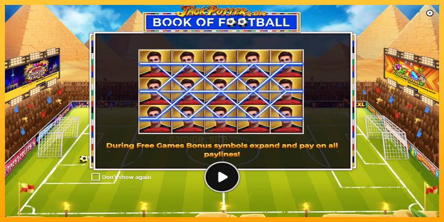 Jack Potter & The Book of Football gaming machine for money, picture 1