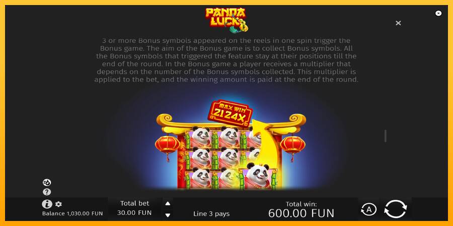 Panda Luck gaming machine for money, picture 6