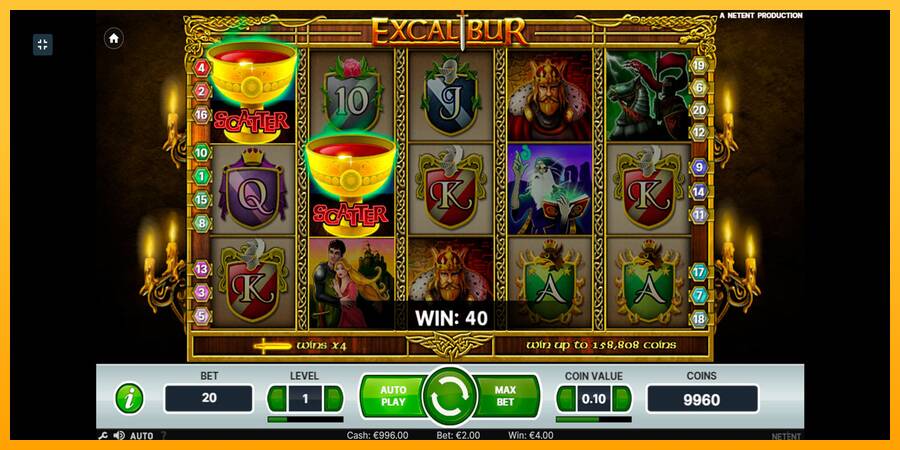 Excalibur gaming machine for money, picture 2