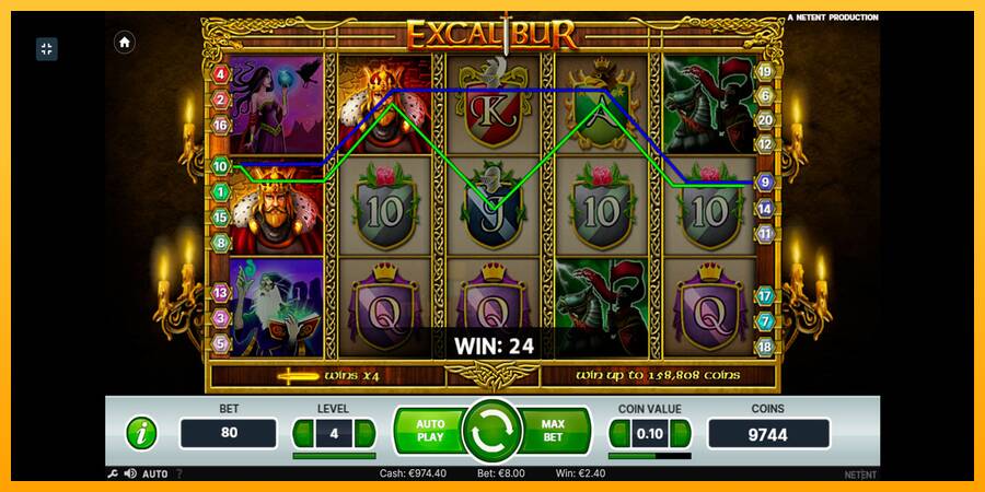 Excalibur gaming machine for money, picture 3