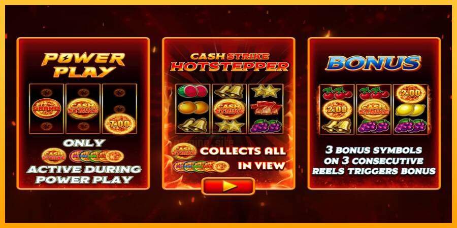 Cash Strike Hotstepper gaming machine for money, picture 1