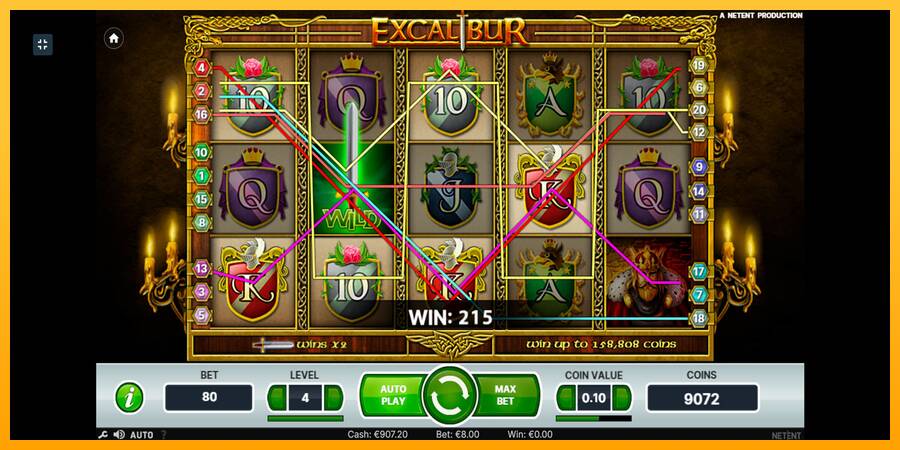 Excalibur gaming machine for money, picture 4