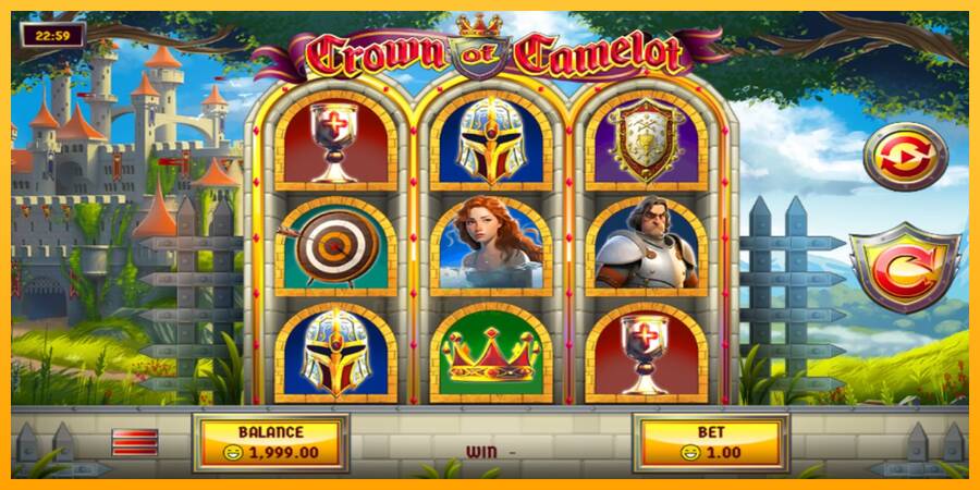 Crown of Camelot gaming machine for money, picture 2