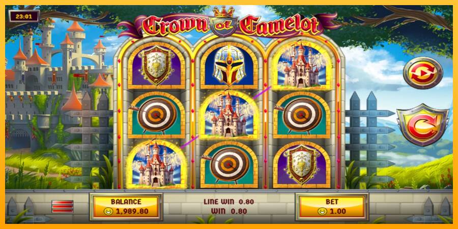 Crown of Camelot gaming machine for money, picture 3