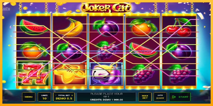 Joker Cat gaming machine for money, picture 1