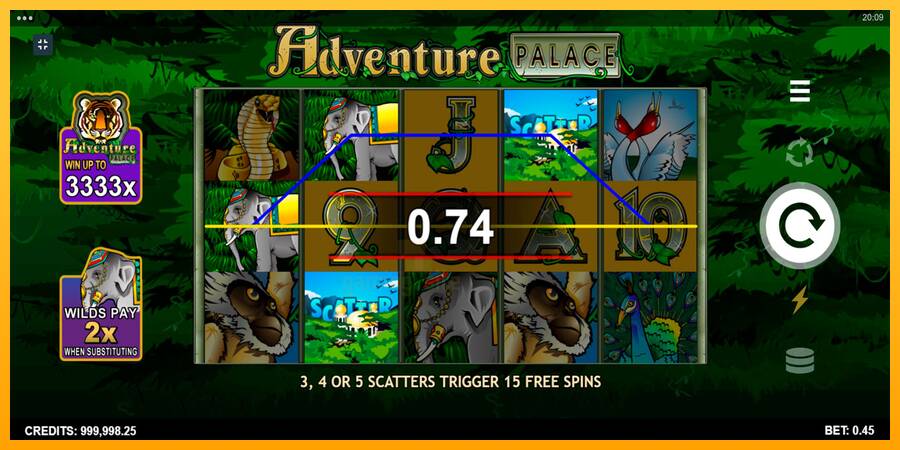 Adventure Palace gaming machine for money, picture 4