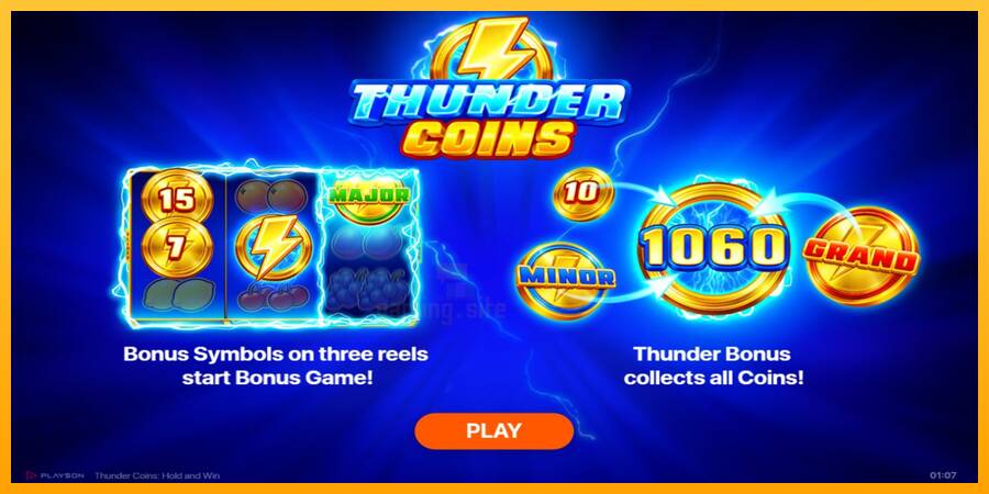 Thunder Coins gaming machine for money, picture 1