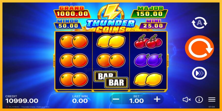 Thunder Coins gaming machine for money, picture 2