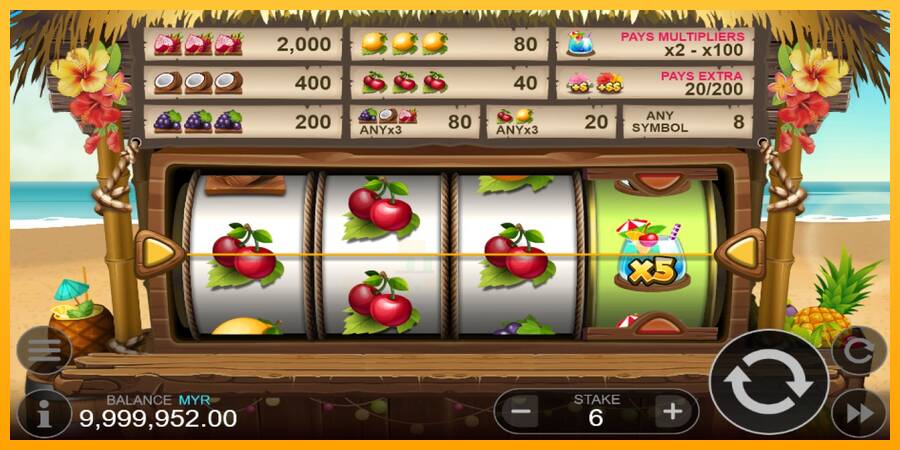 Aloha Fruit Punch gaming machine for money, picture 2