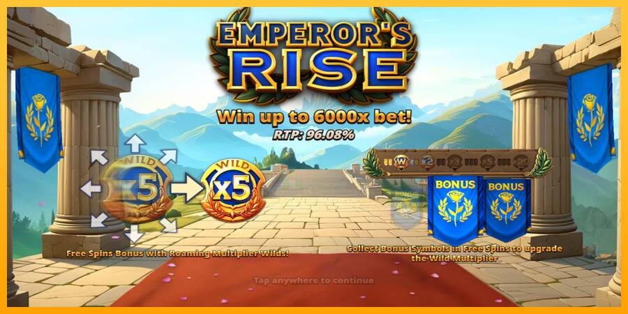 Emperors Rise gaming machine for money, picture 1