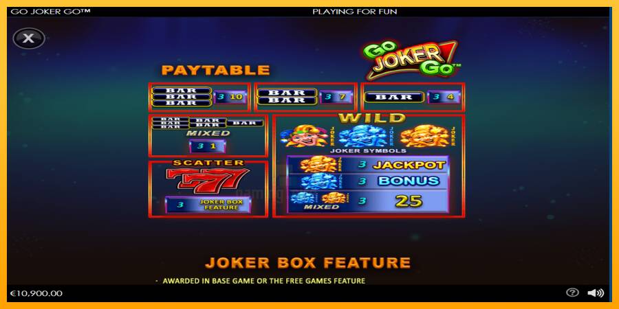 Go Joker Go gaming machine for money, picture 4