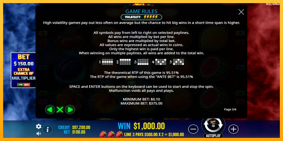 Hot to Burn Multiplier gaming machine for money, picture 7