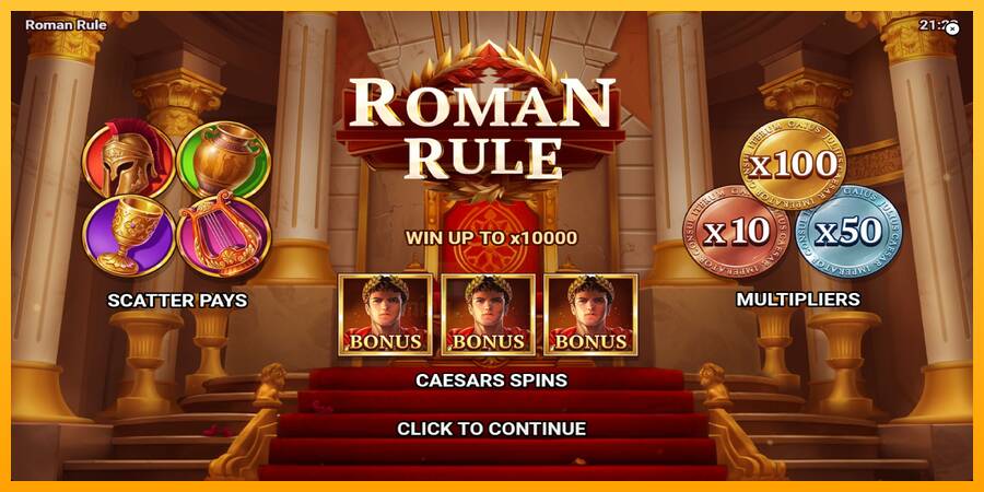 Roman Rule gaming machine for money, picture 1