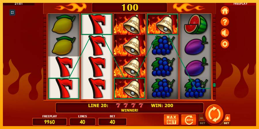 Bells on Fire gaming machine for money, picture 2