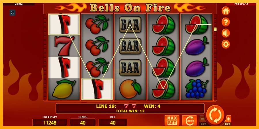 Bells on Fire gaming machine for money, picture 6