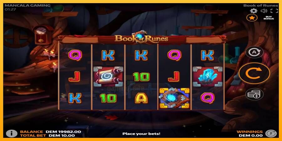 Book of Runes gaming machine for money, picture 1