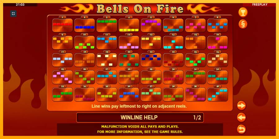 Bells on Fire gaming machine for money, picture 9