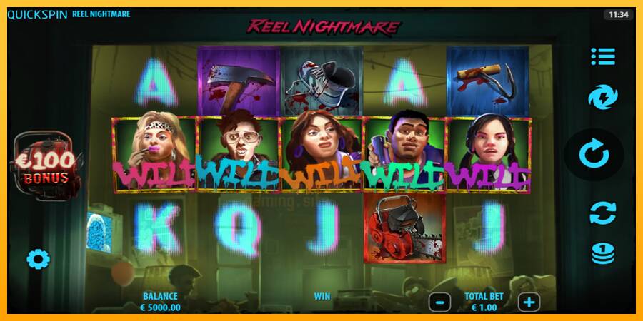 Reel Nightmare gaming machine for money, picture 2