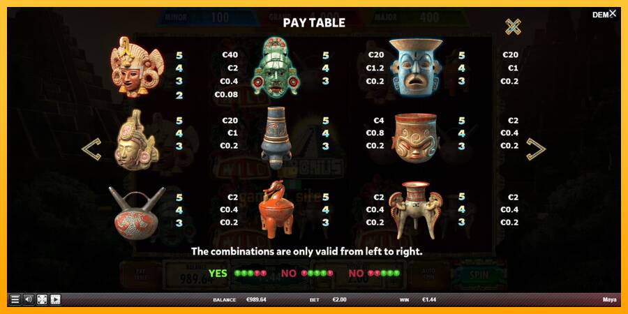 Maya gaming machine for money, picture 5